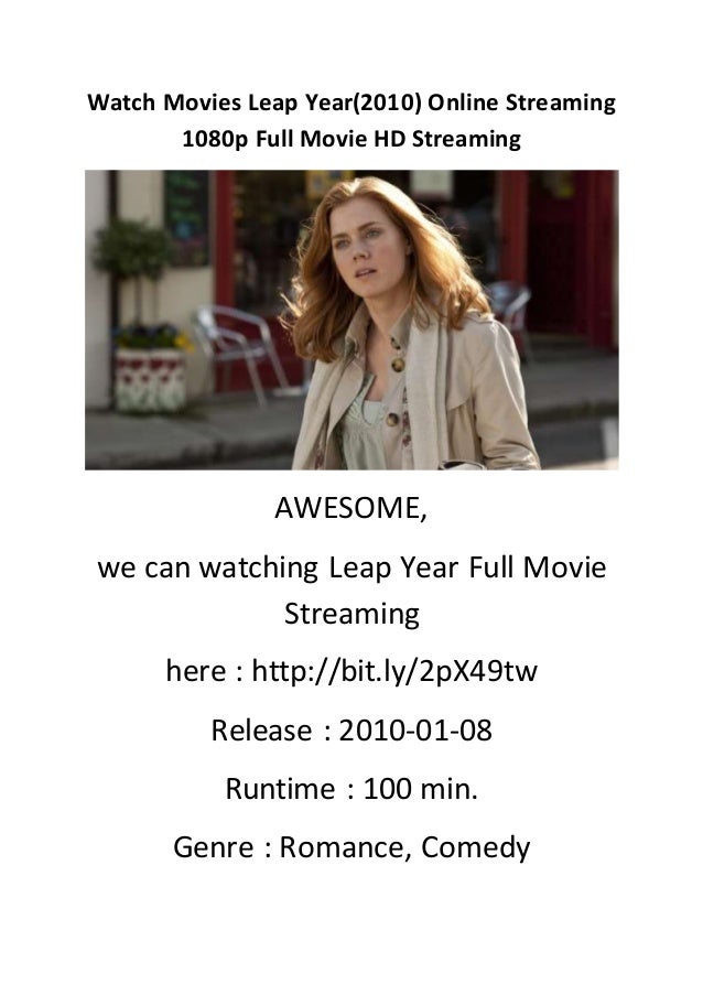 Leap year the movie Leap year the movie