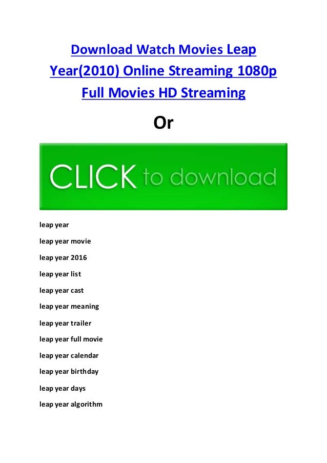 leap year movie download kickass