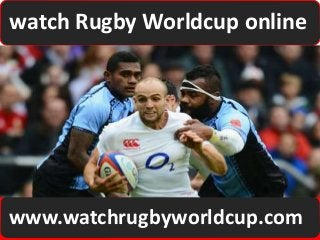 watch Rugby Worldcup online
www.watchrugbyworldcup.com
 
