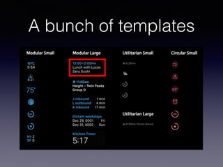 A bunch of templates
 