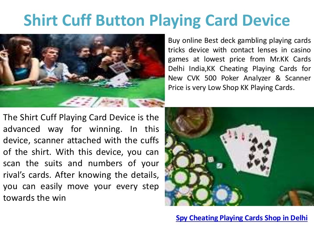 Watch playing cards device