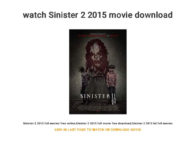 watch sinister 2 2015 movie download watch sinister 2 online free