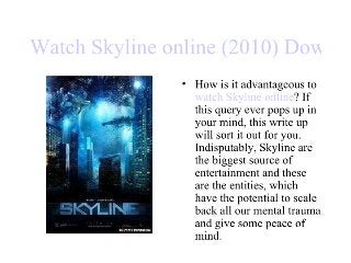 Watch skyline online (2010) downloading quality