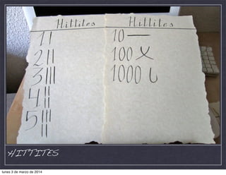 HITTITES
lunes 3 de marzo de 2014

 