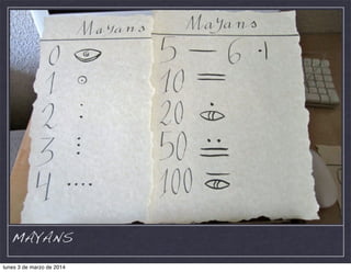 MAYANS
lunes 3 de marzo de 2014

 