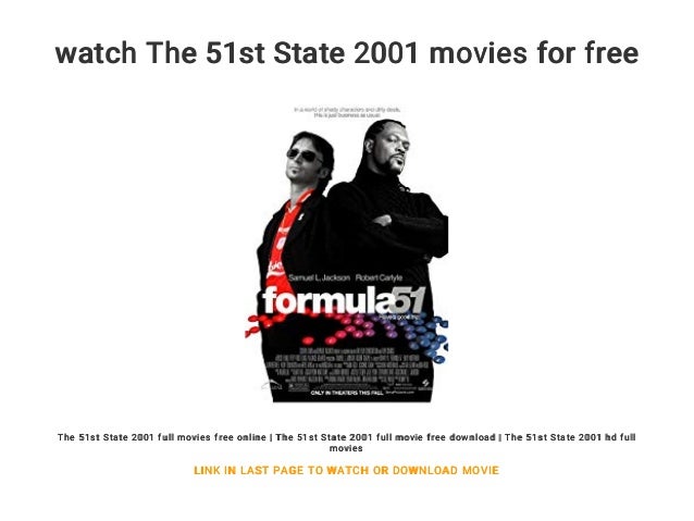 Watch The 51st State 2001 Movies For Free