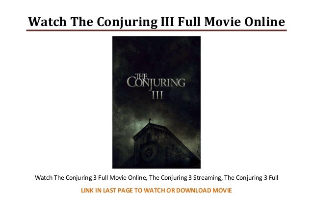 the conjuring full movie online