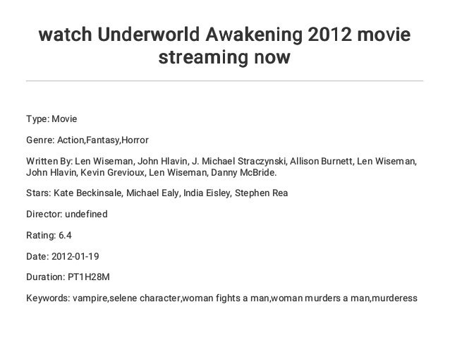Underworld Awakening Stream Underworld Awakening Stream