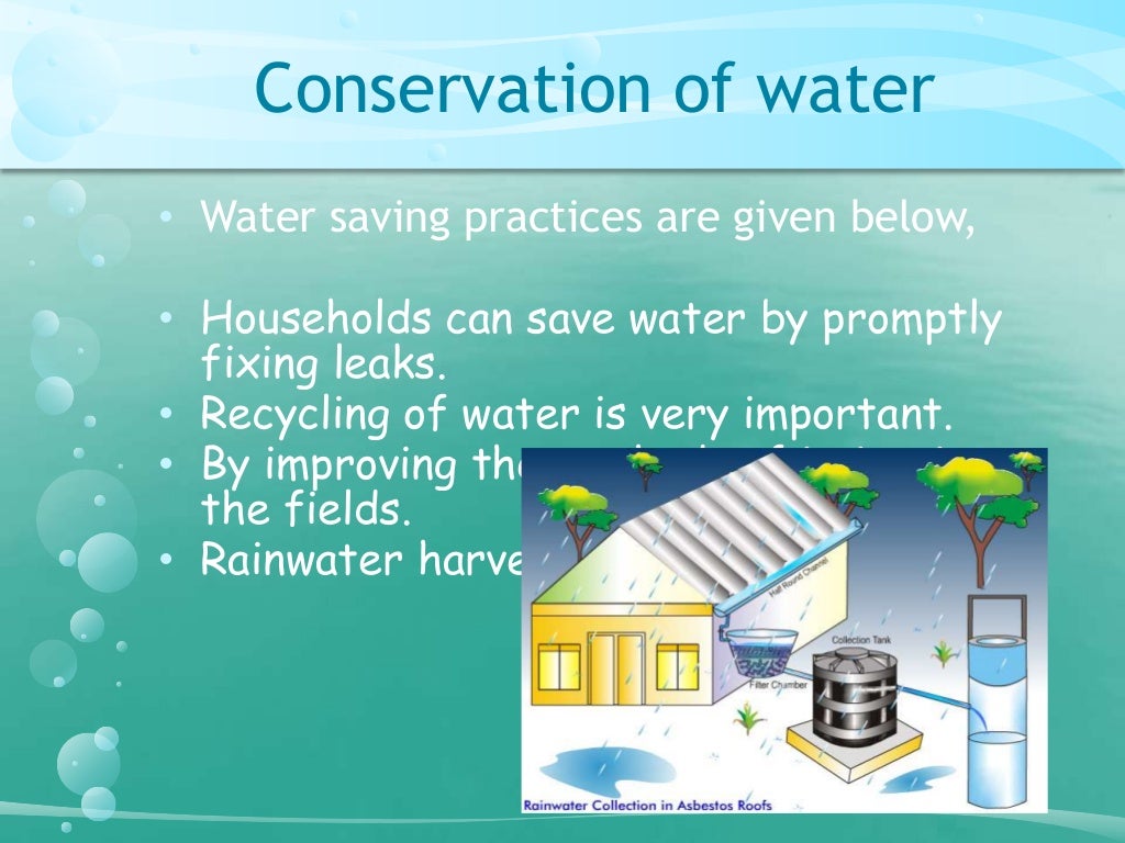 Water A precious resource