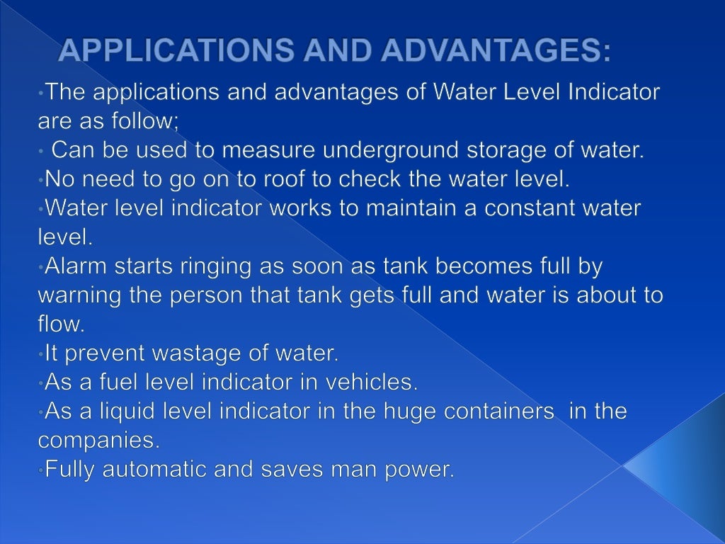 Advantages And Disadvantages Of Water Level Indicator vrogue.co