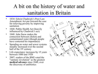 Water and sanitation and their impact on health Slide 4