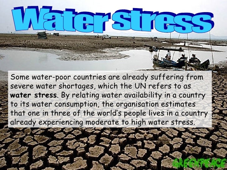 Water availability and quality