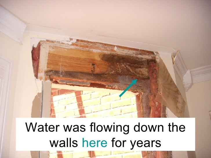 Water Damaged Window