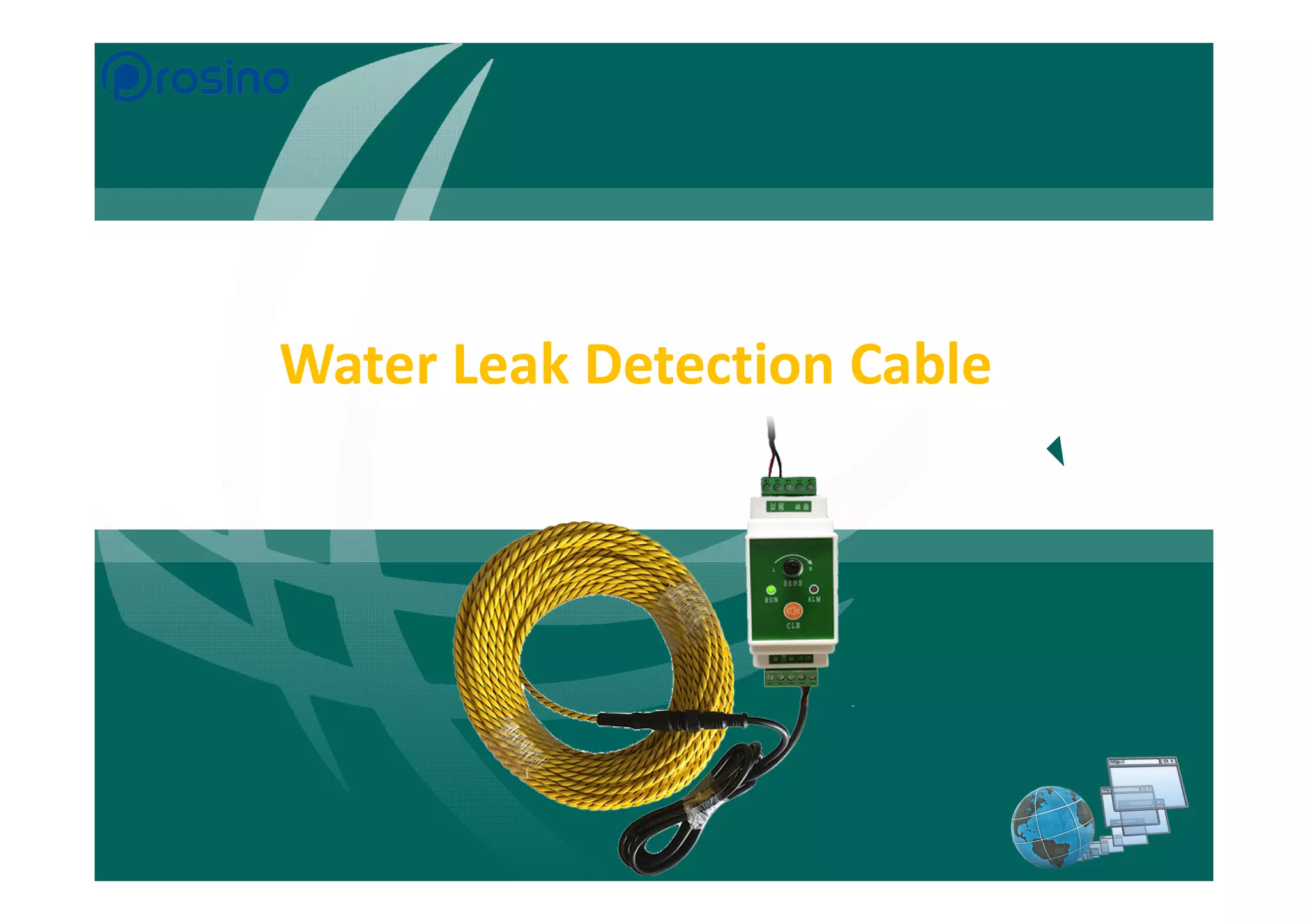 Water leakdetectionrope PPT