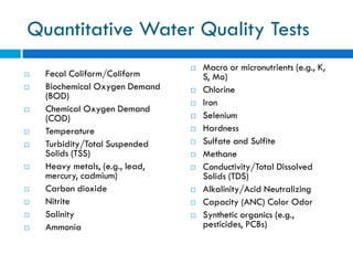 Water Pollution and Treatment