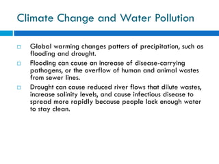 Water Pollution and Treatment