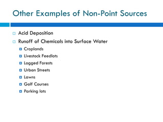 Water Pollution and Treatment