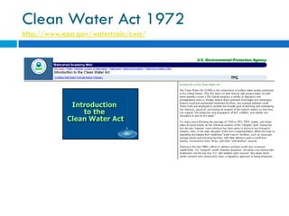 Water Pollution and Treatment