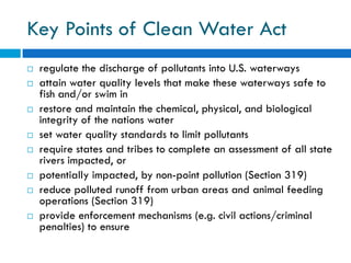 Water Pollution and Treatment