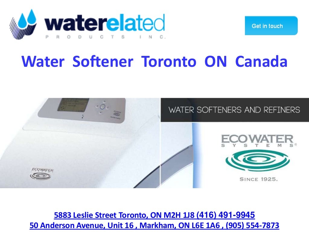Water Softener Toronto ON Canada