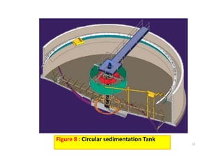 12
Figure 8 : Circular sedimentation Tank
 