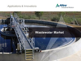 Applications & Innovations
Wastewater Market
 