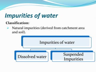 Impurity Classification water 1.pdf power point presentation pptx | PDF