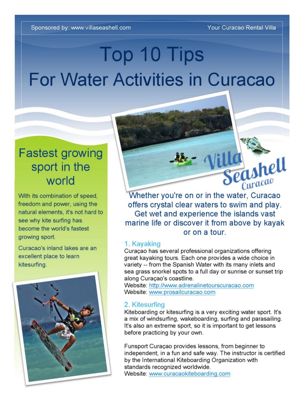Top 10 Tips For Water Activities in Curacao