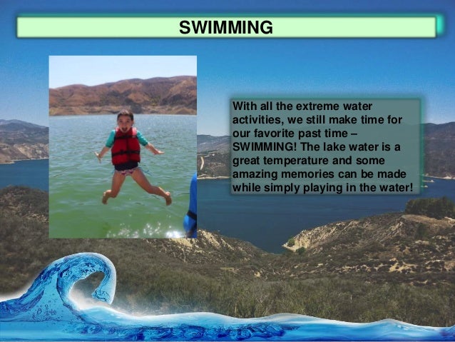 water activities at canyon creek summer camp