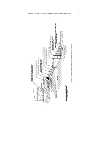 DESIGN, CONSTRUCTION AND OPERATION OF A FUNNEL AND GATE




Figure 2. Transect through study area (refer to B–B on Figure 1).
                                                                    15
 