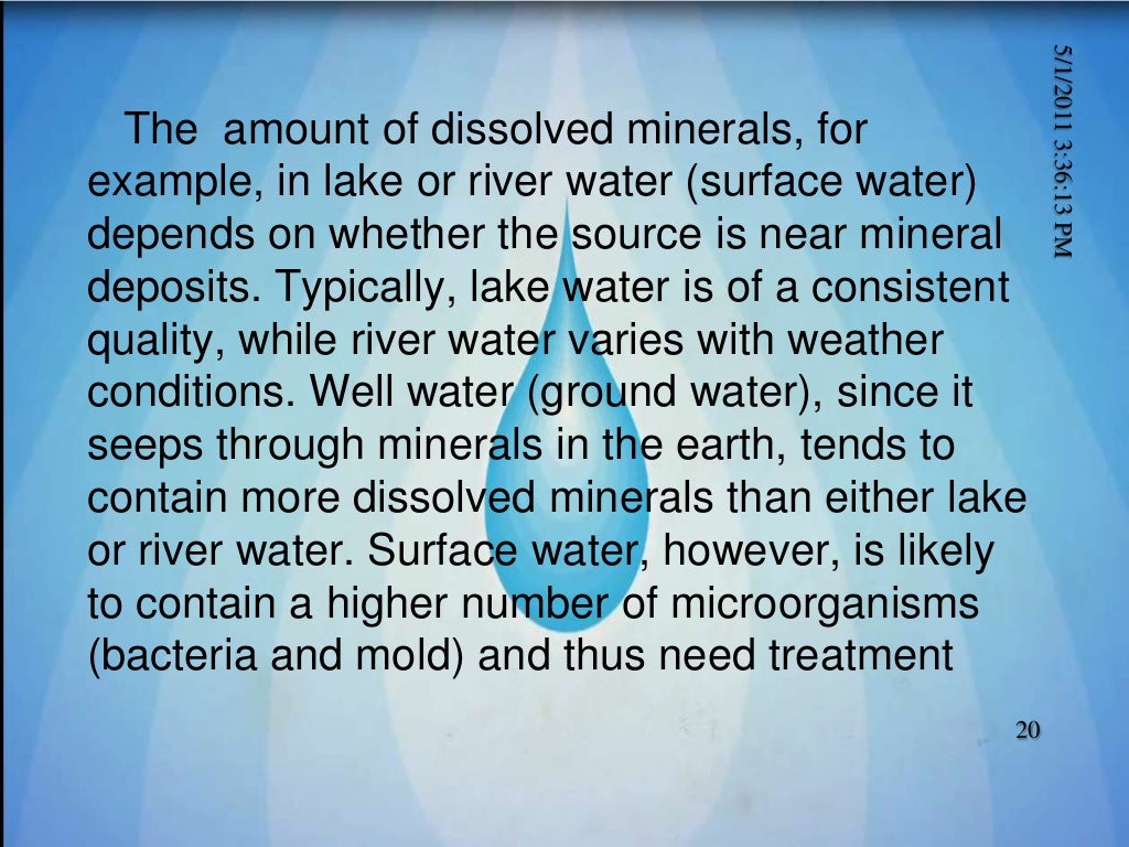 Water Analysis