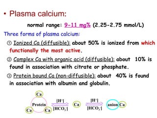 Water and mineral metabolism | PPT