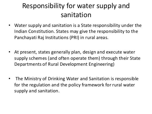 free state department of water and sanitation