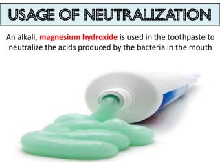 Toothpaste Neutralization Water and solutions | PDF