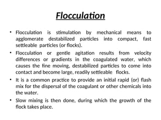 Gradient Flocking waste water engineering for civil engineering | PPT