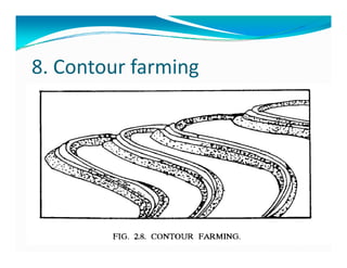 8. Contour farming
 