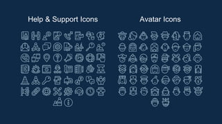 Help & Support Icons Avatar Icons
 