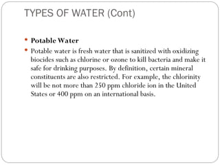 Potable Water Examples Water Assessment and Pollution Control.ppt