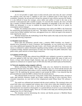 Water audit in distribution network by establishing district metered ...