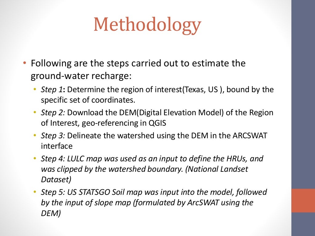 Using Computersimulated hydrological model (SWAT) to estimate the gr…
