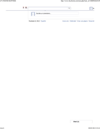 (57) WATER BAPTISM

6 de 6

http://www.facebook.com/note.php?note_id=400092664329

Juan Gil E
A 25 personas les gusta esto.
Escribe un comentario...

Facebook © 2012 Español

Acerca de Publicidad Crear una página Desarrolladores

20/05/2012 22:41

 