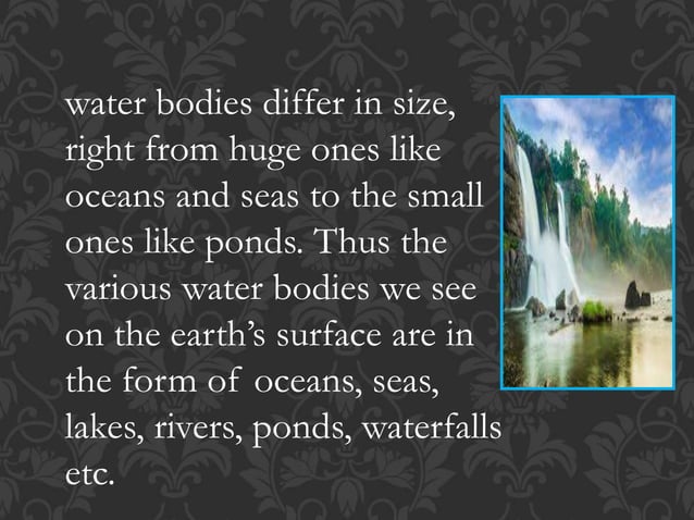 Water bodies | PPTX