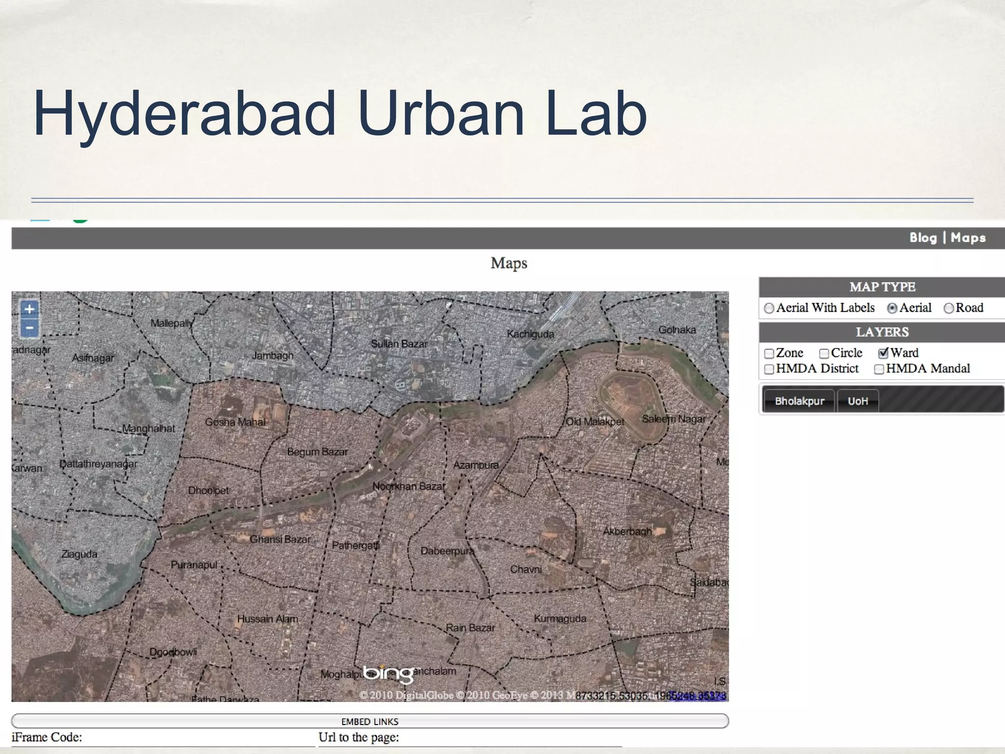 Hyderabad Urban Lab
 
