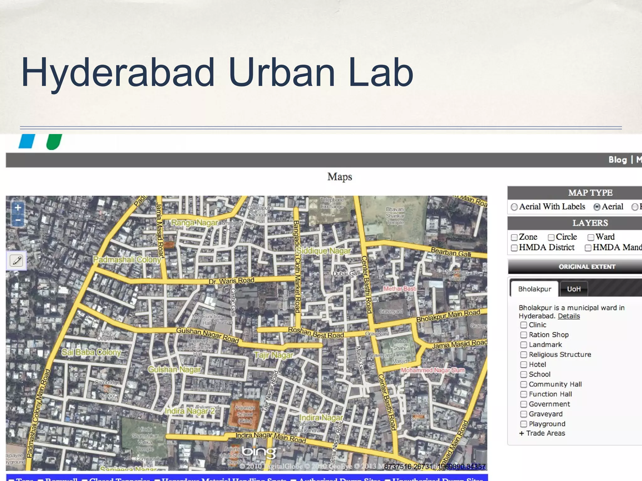 Hyderabad Urban Lab
 