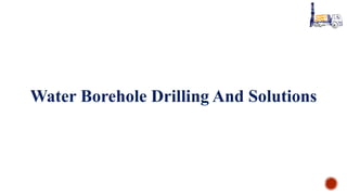 Water Borehole Drilling And Solutions
 