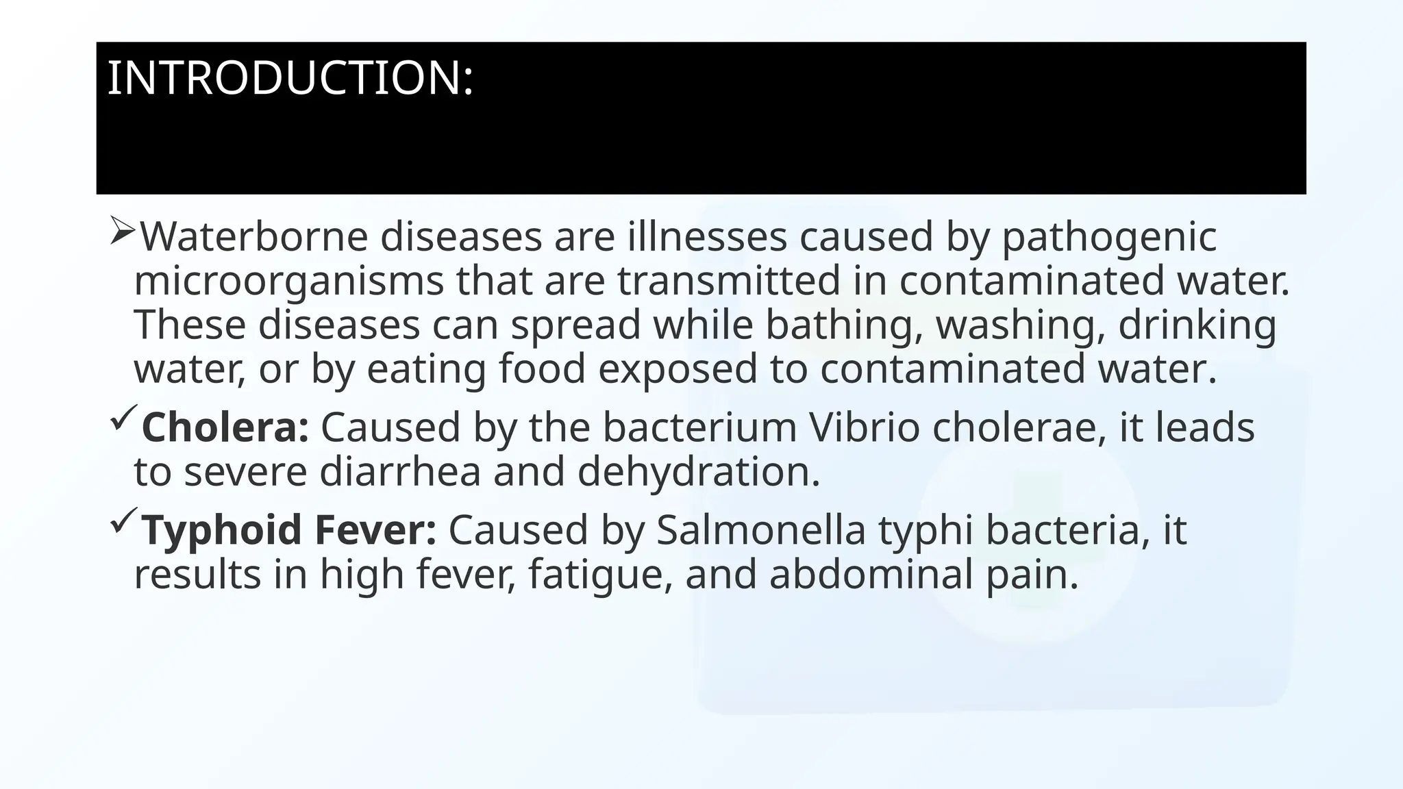 Water born disease in environment Microbiology slide share | PPTX