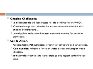 Water borne Pathogens in fresh water system | PPTX