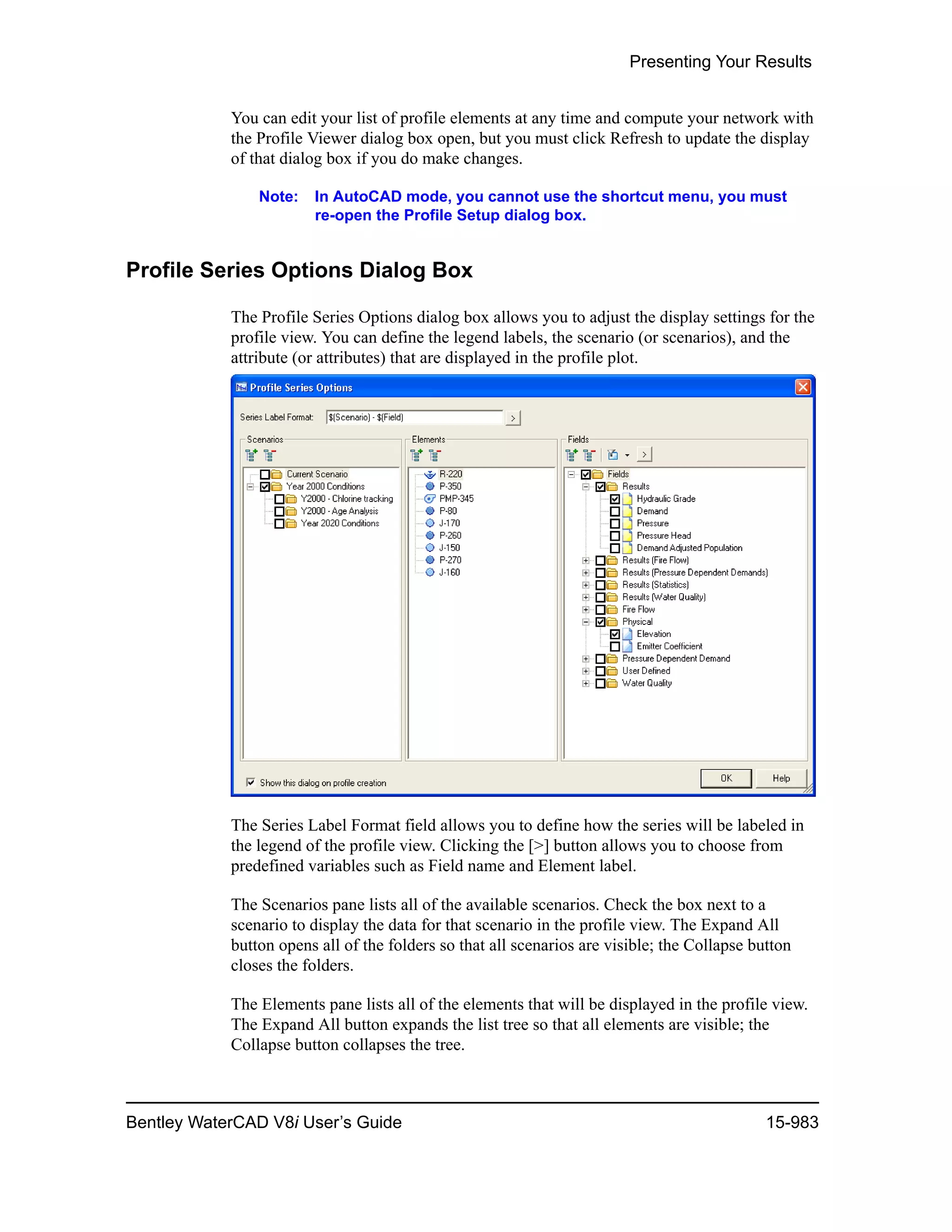 Water cad v8i user's guide