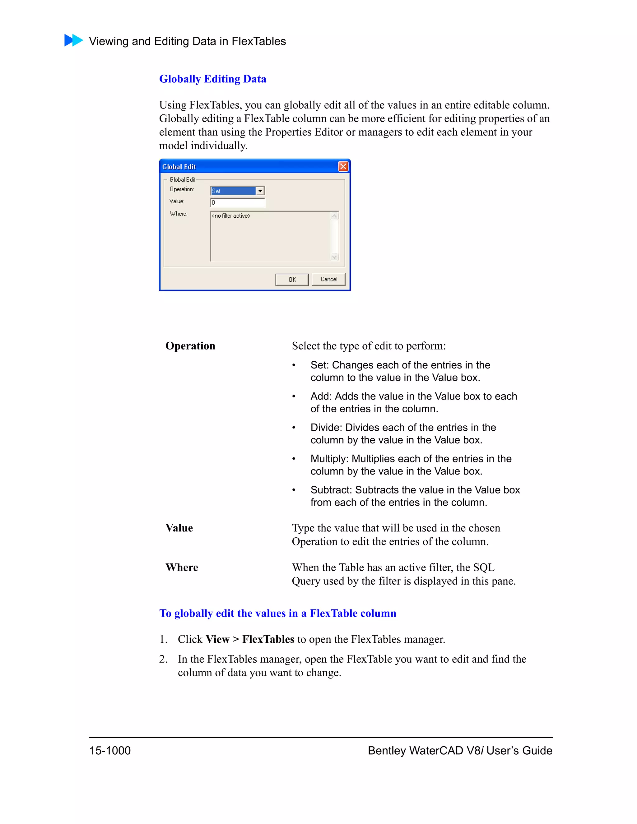 Water cad v8i user's guide
