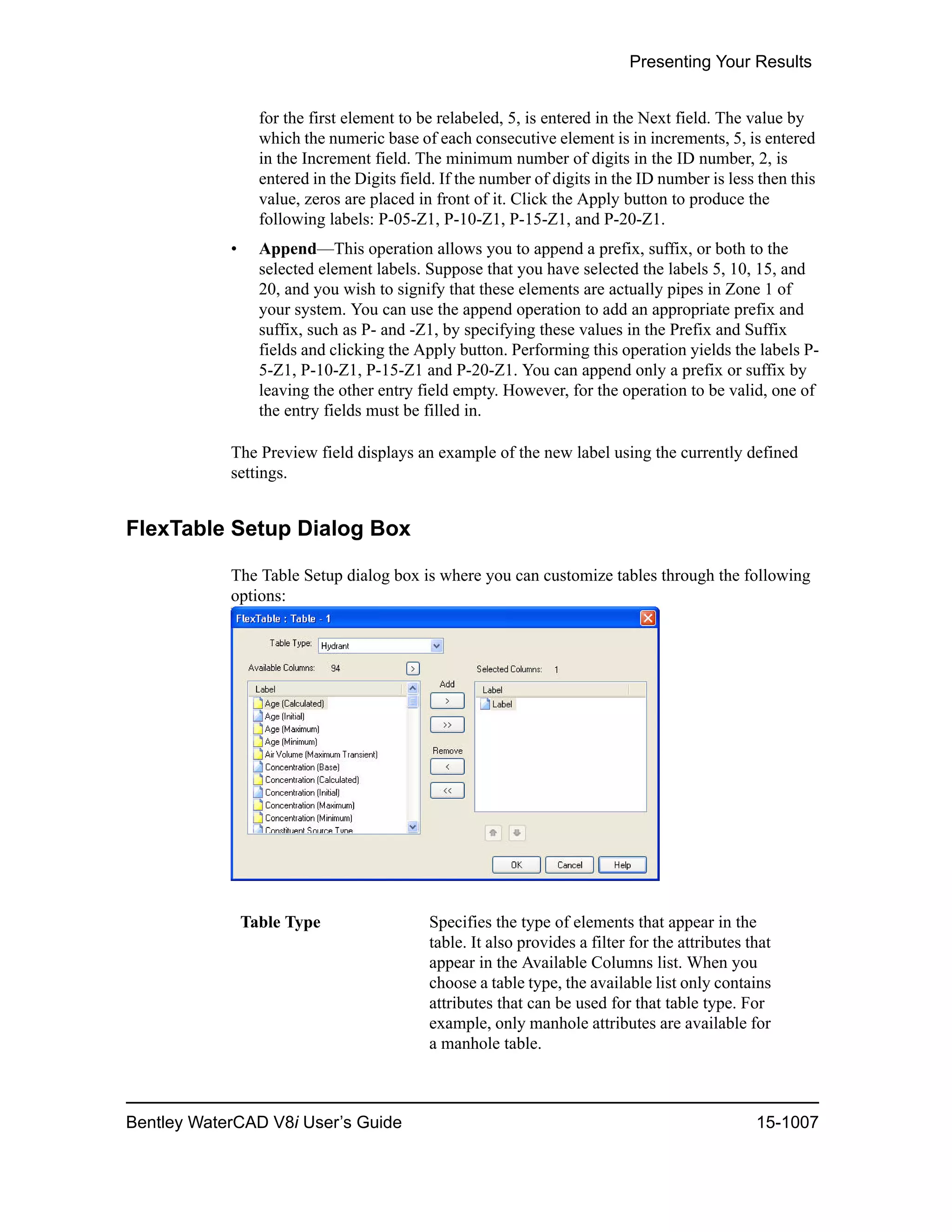 Water cad v8i user's guide